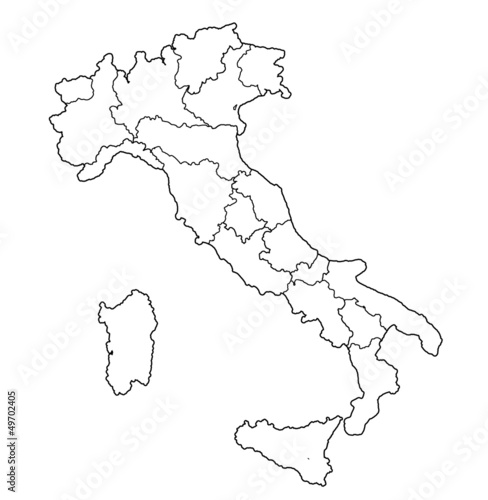 map of italy