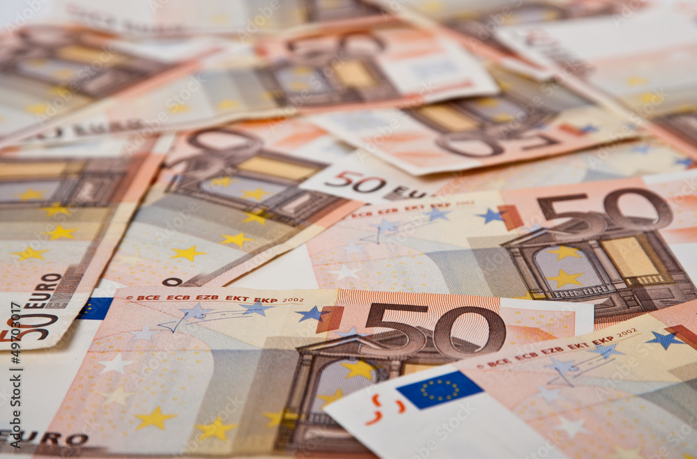 banconote da 50 euro come sfondo banconote da 50 euro come sfondo