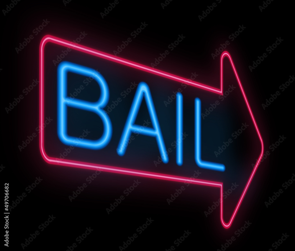 Obraz premium Bail sign.
