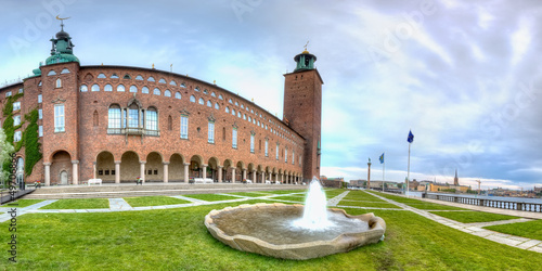 Canvas Print City Hall in Stockholm