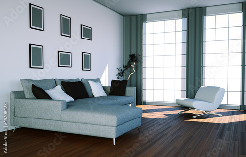 Wallpaper Mural modernes Wohnzimmer Torontodigital.ca