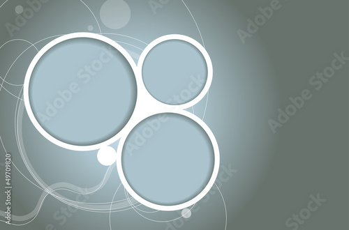 Background with circles - place for your text