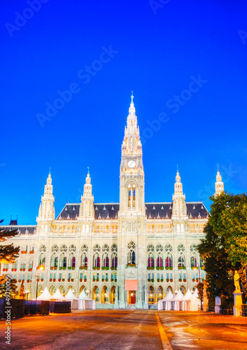 Photography Rathaus (City hall) in Vienna