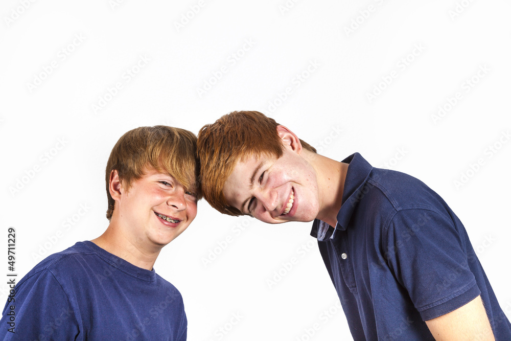 cute handsome brothers having fun together cute handsome brothers having fun together