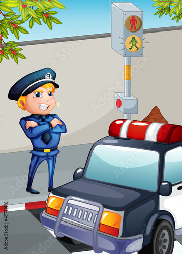 A traffic enforcer