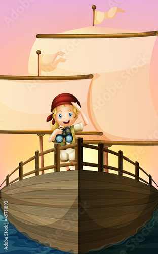 A pirate girl
