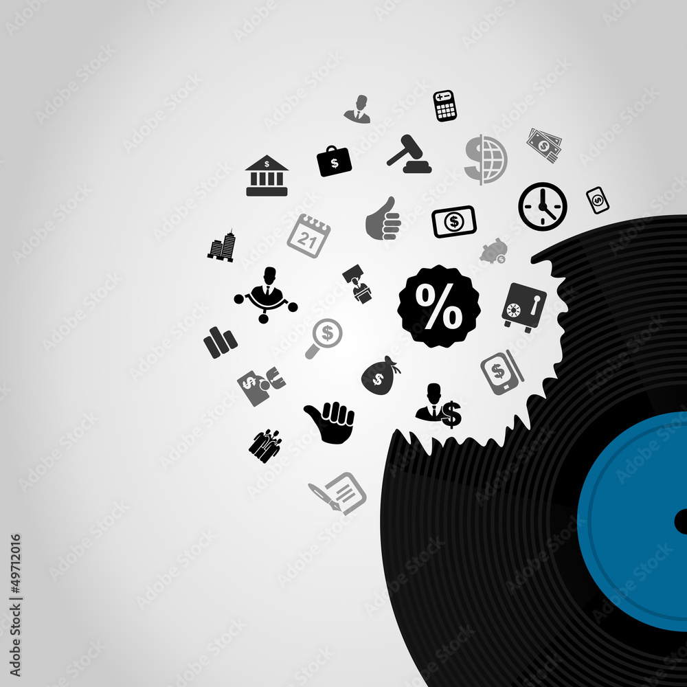 Obraz premium Business Vinyl