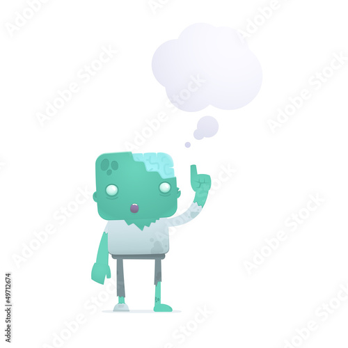 funny cartoon zombie