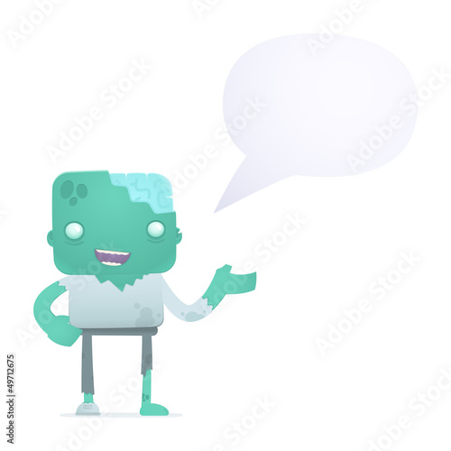 funny cartoon zombie