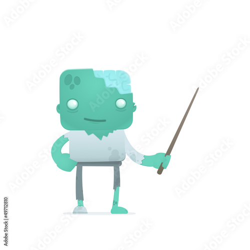 funny cartoon zombie