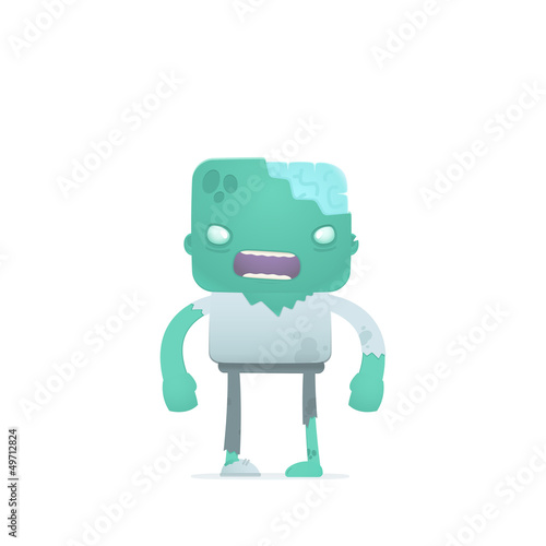 funny cartoon zombie