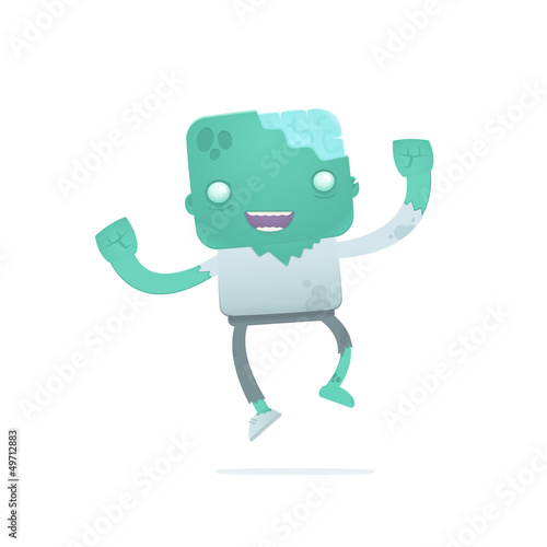 funny cartoon zombie