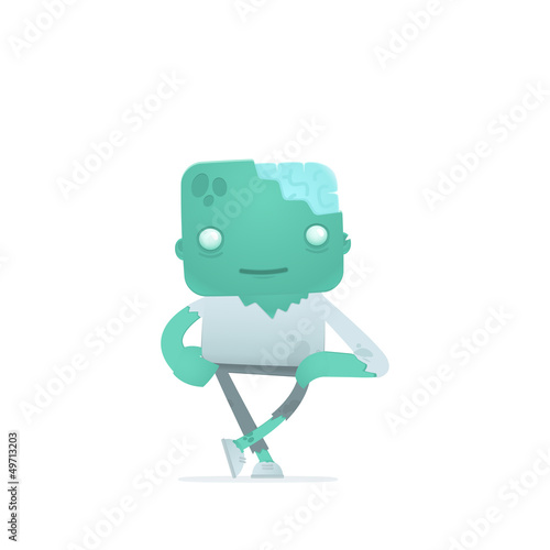 funny cartoon zombie