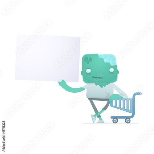 funny cartoon zombie