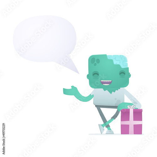 funny cartoon zombie
