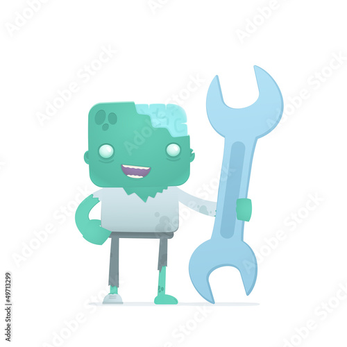funny cartoon zombie