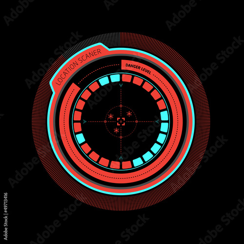 Alarm radar enemy on location