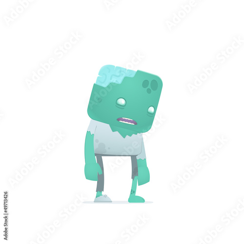 funny cartoon zombie