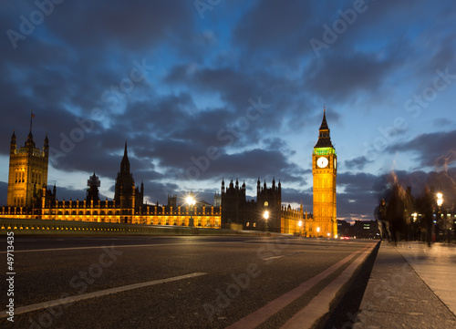 Big Ben on westminster bridge