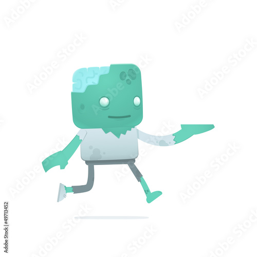funny cartoon zombie