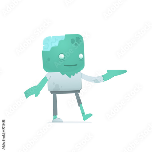 funny cartoon zombie
