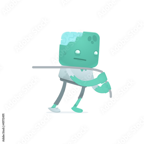 funny cartoon zombie