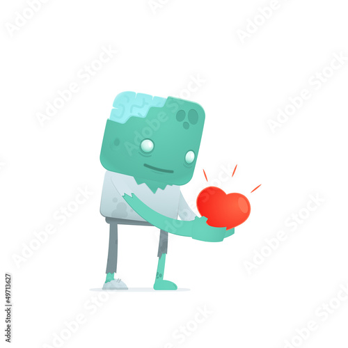 funny cartoon zombie