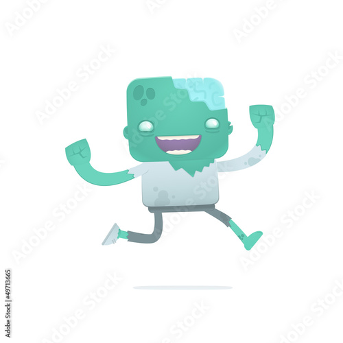 funny cartoon zombie