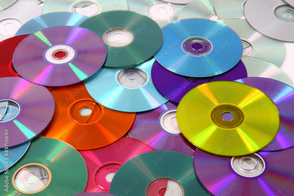 CD and DVD technology background CD and DVD technology background