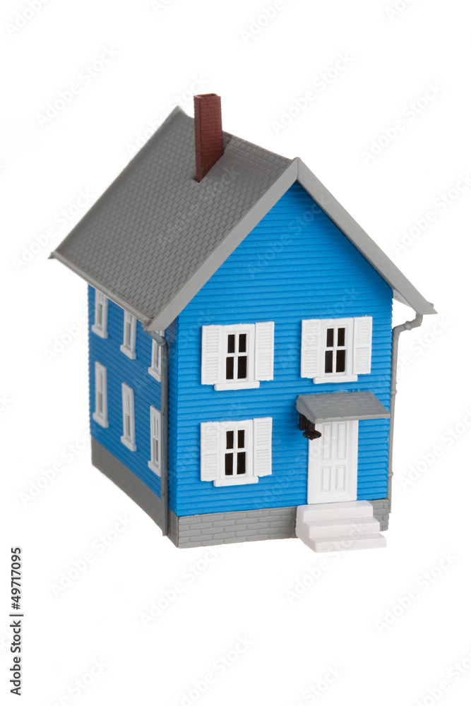 Model house isolated on white Model house isolated on white