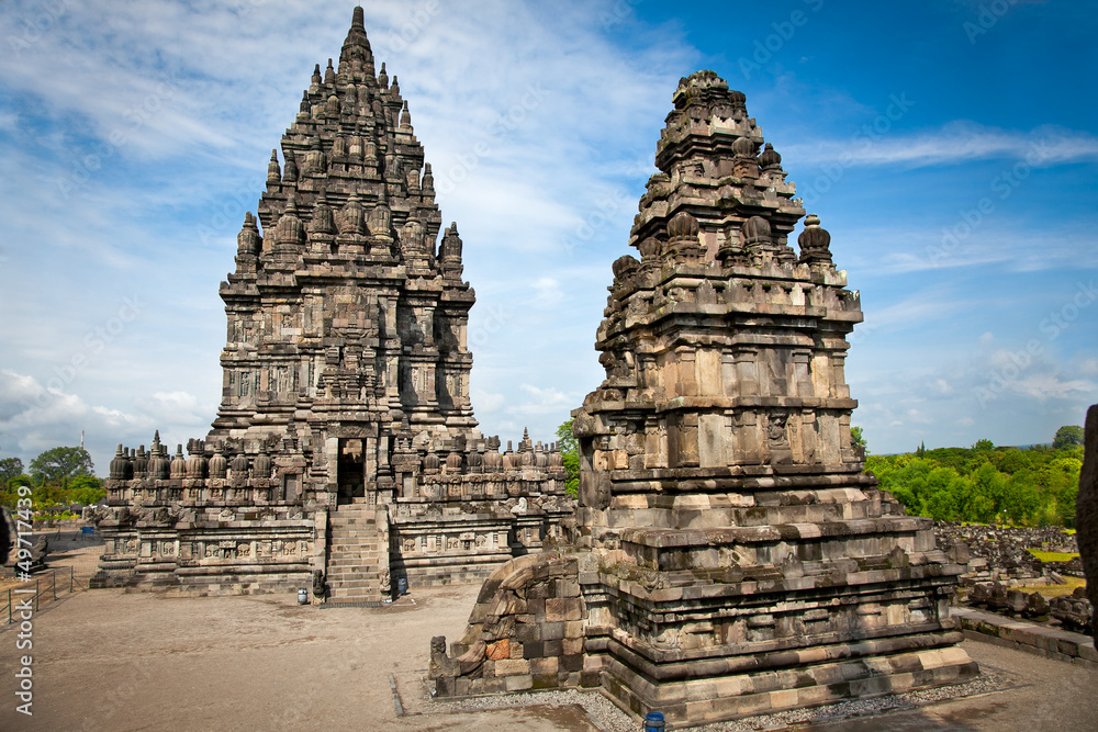 Prambanan temple on Java, Indonesia