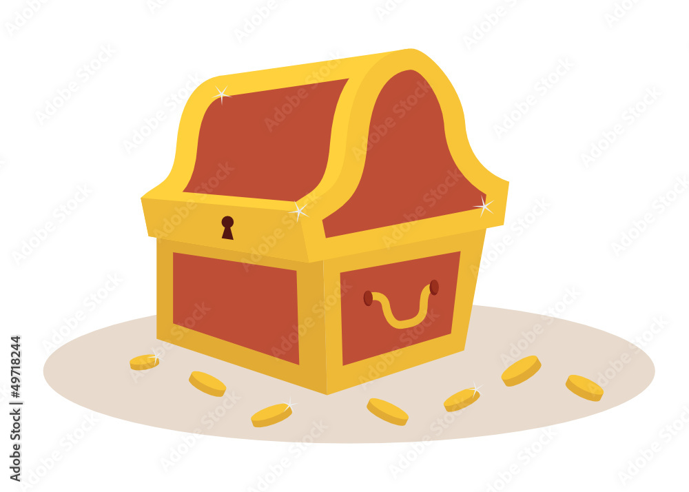 golden and brown tresure chest for pirates golden and brown tresure chest for pirates