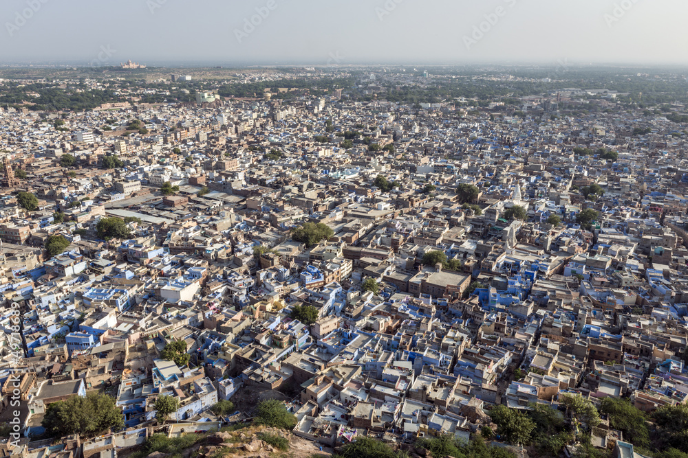 Blue city - Jodhpur in Rajasthan, India