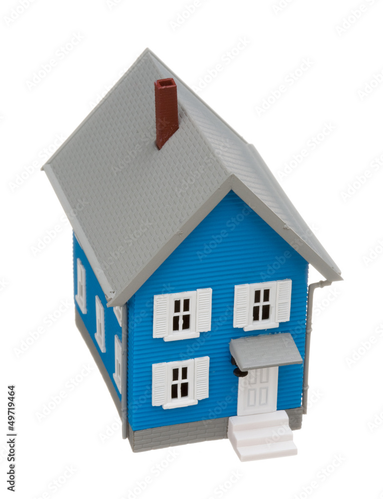 Model house isolated on white Model house isolated on white