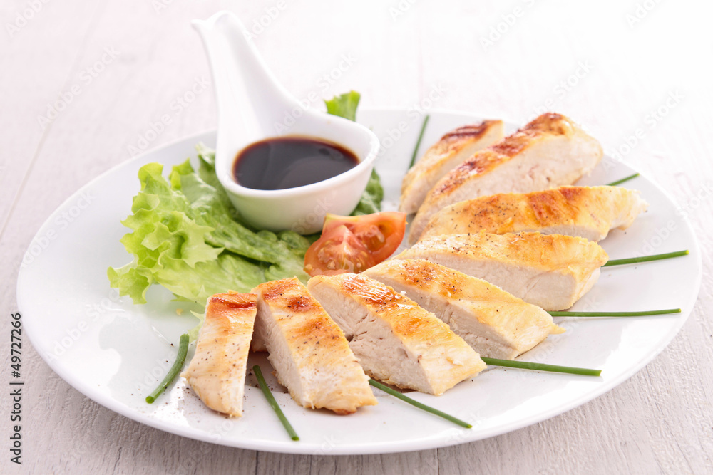 chicken with sauce chicken with sauce