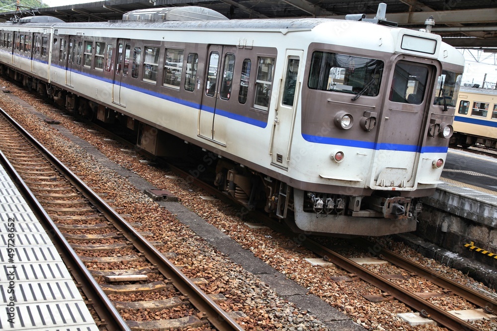 Commuter train in Japan