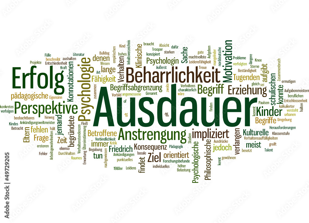 Ausdauer (Anstrengung, Überwindung, Motivation, Training) Ausdauer (Anstrengung, Überwindung, Motivation, Training)