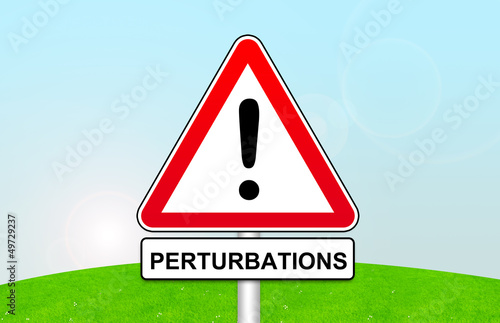 grève : panneau perturbations