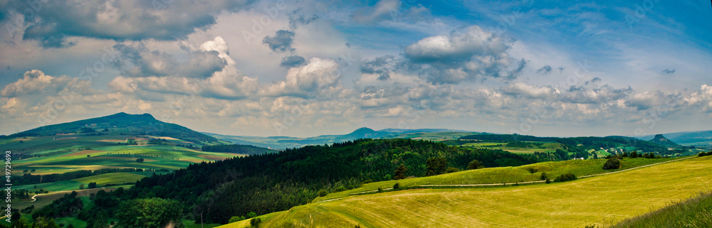 Fototapeta premium Blick über den nordwestlichen Hegau