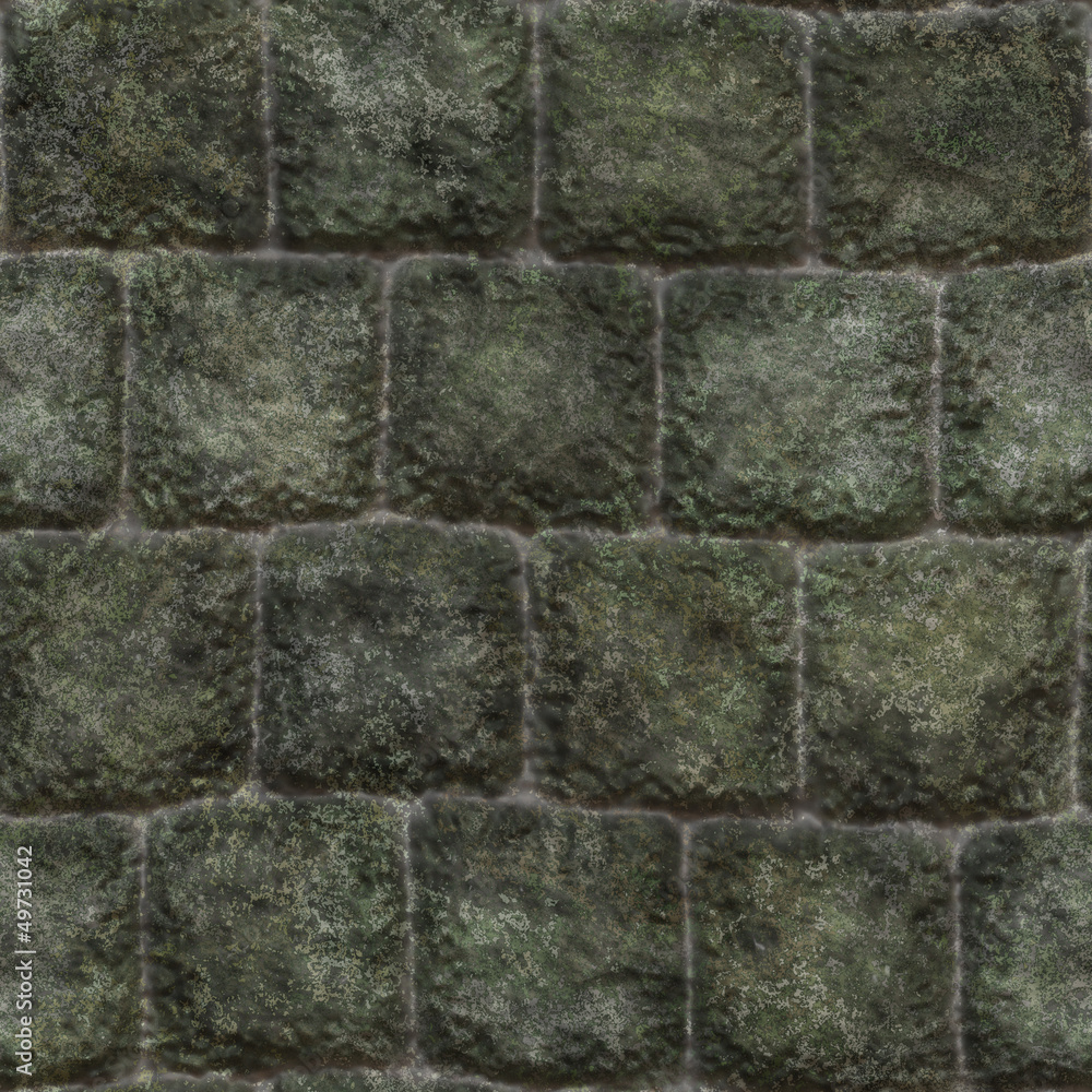 Obraz premium Seamless stone wall background