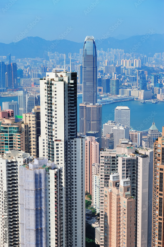 Hong Kong aerial view