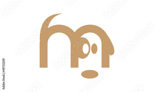 Concept logo chien