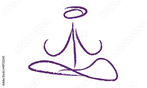 Yoga simple violet