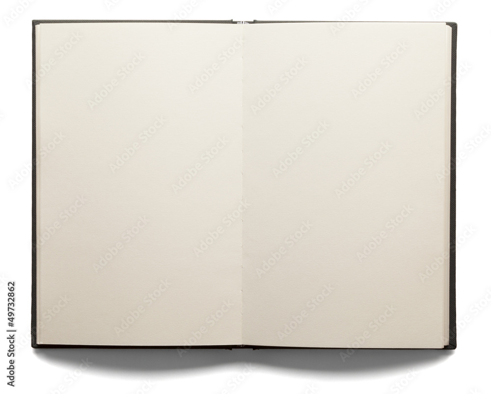 Naklejka premium Blank Open Book