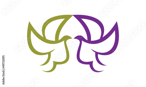 Couple d'oiseaux