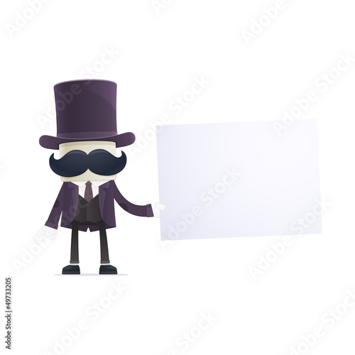funny cartoon illusionist