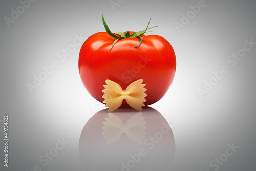 Quite an imposing sir tomato. photo