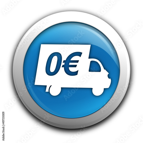 livraison gratuite sur bouton bleu