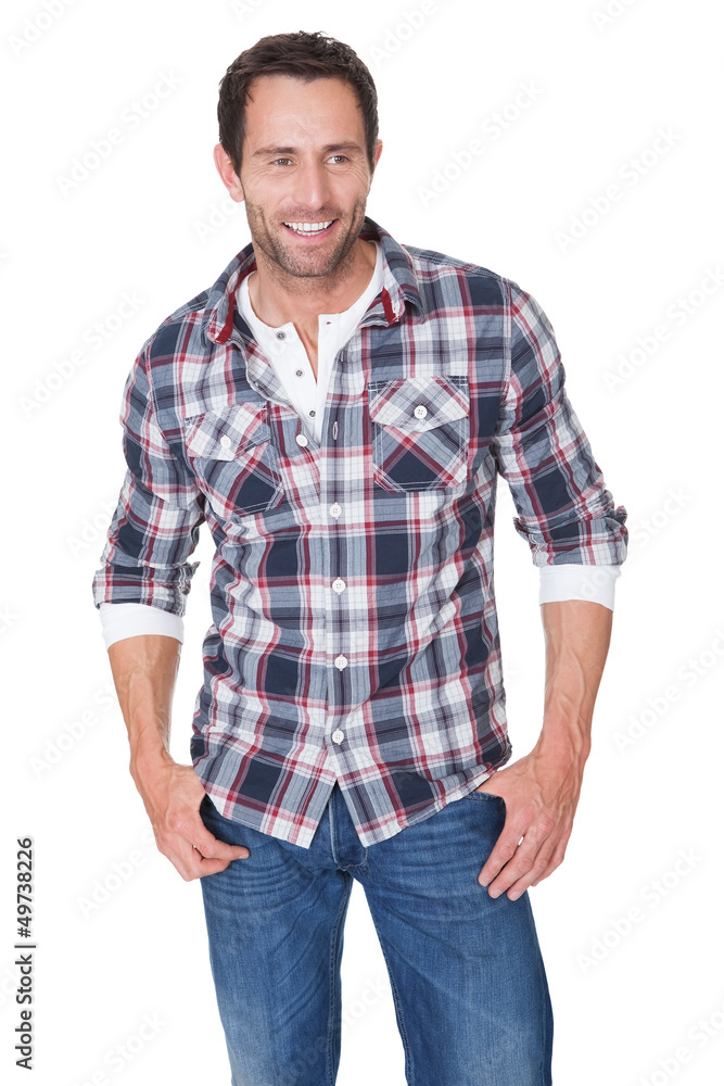 Portrait of happy middle age man Portrait of happy middle age man