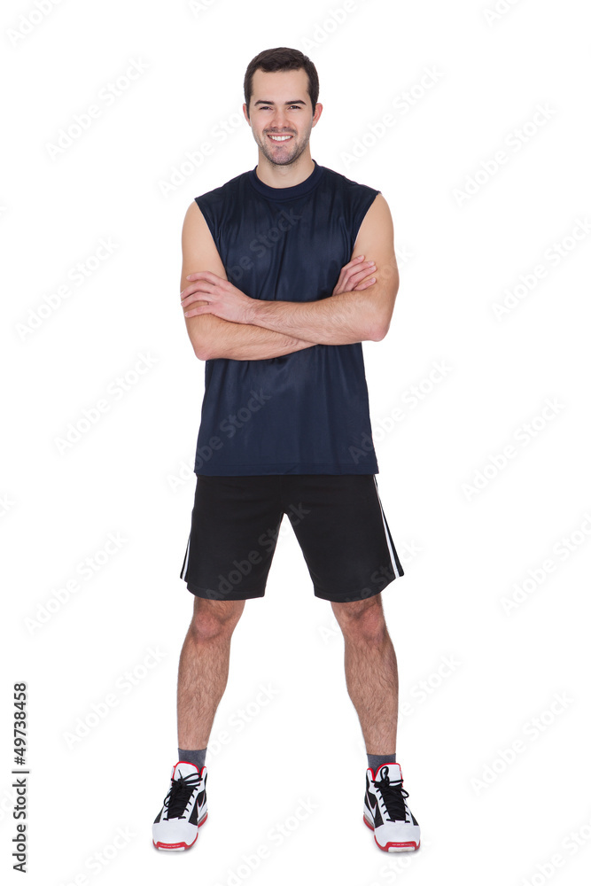 Portrait of professional basketball player Portrait of professional basketball player